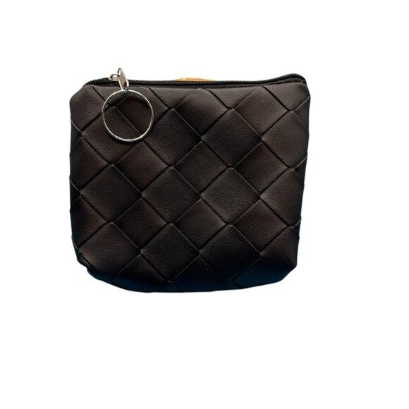Coin Purse Handbags - Black Quilted Women's Coin Purse